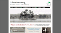Desktop Screenshot of ikfoundation.org